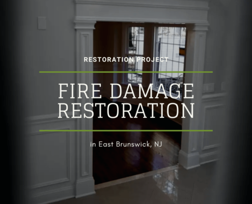 Fire Damage Restoration Project East Brunswick NJ