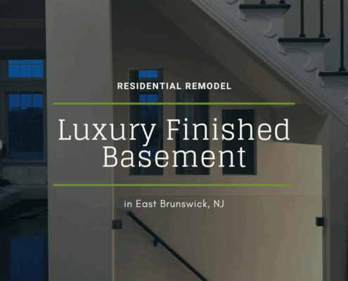 Luxury Finished Basement, East Brunswick, New Jersey